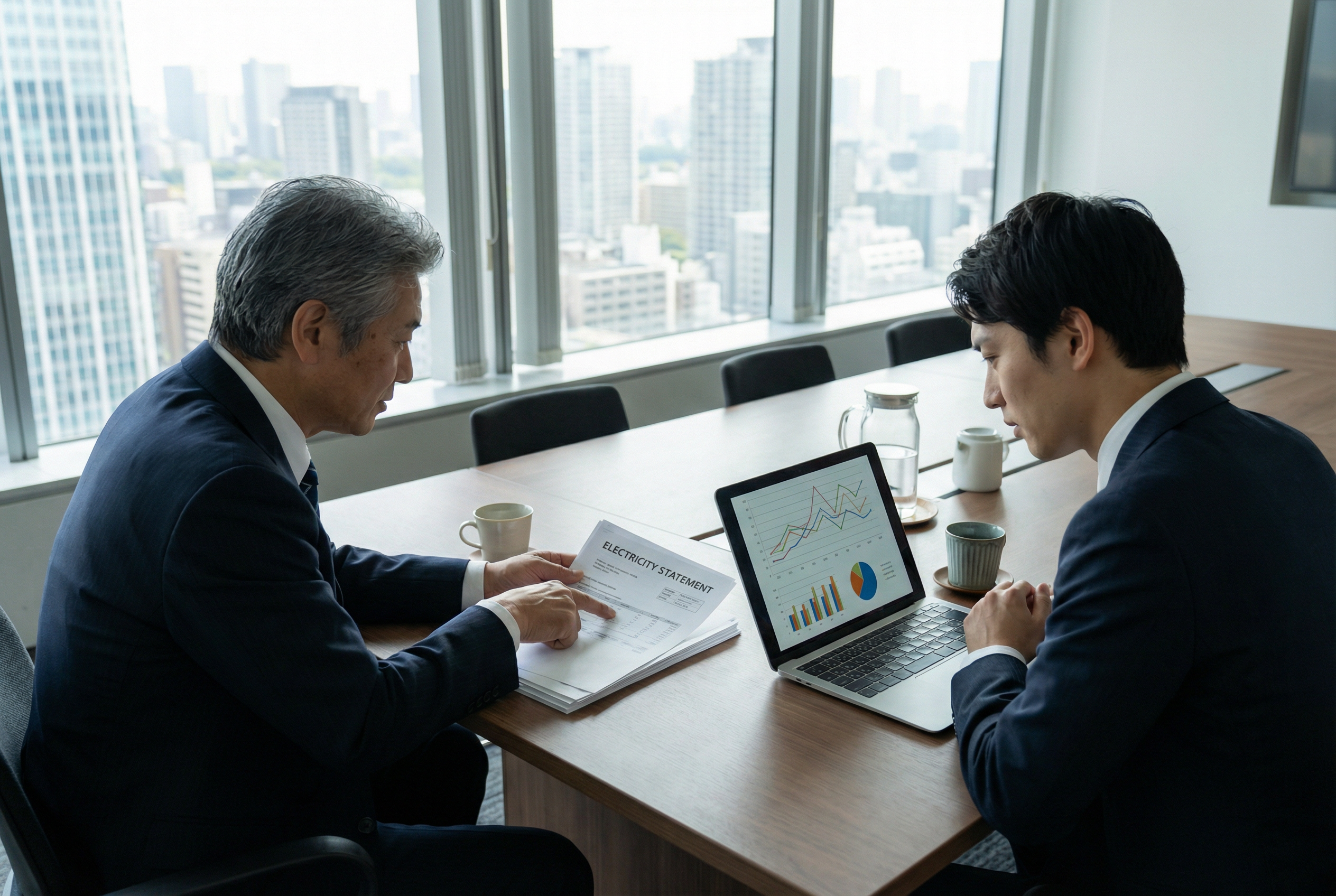 省電力診断の商談イメージ